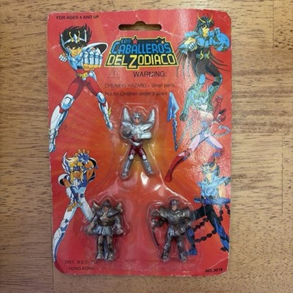 Los Caballeros Del Zodiaco Saint Seiya Mini Figures Factory Sealed Vintage